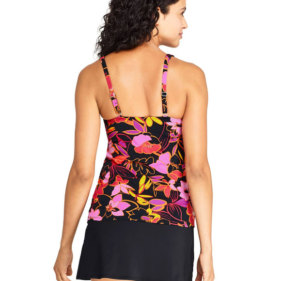 NWT Lands End Square Neck Underwire Tankini Top - Picture 2 of 8